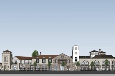 SketchUp Business Model: Modern Low-Rise Commercial Street Design-BIM WORLD