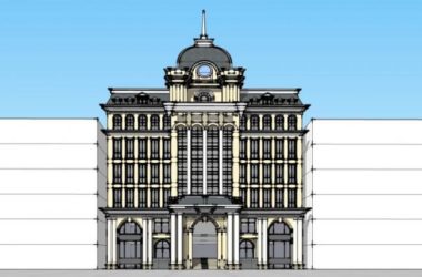 European-Style Multi-Story Club Business Model in SketchUp-BIM WORLD
