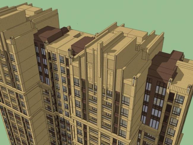 SketchUp Residential Models: Classical Style and Super High-Rise Buildings