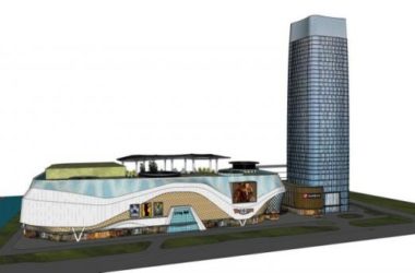 SketchUp Model of a Modern Super High-Rise Commercial Complex Featuring Offices and Hotel-BIM WORLD