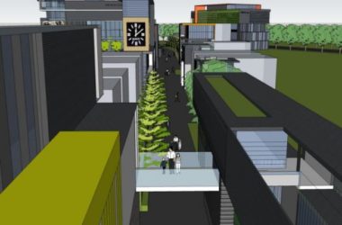 SketchUp Business Model: Modern High-Rise Commercial Center Design-BIM WORLD