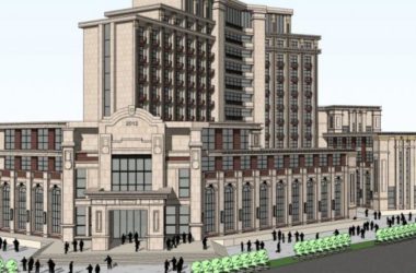 SketchUp Business Model: Modern High-Rise Guild Hall Design-BIM WORLD