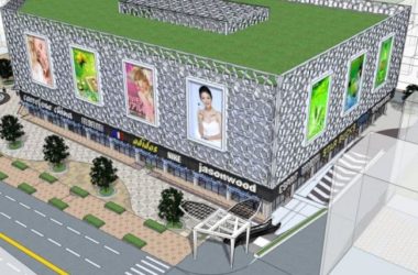 SketchUp Business Model: Modern Multi-Story Commercial Plaza Design-BIM WORLD