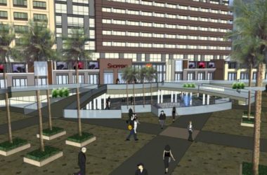 Modern High-Rise Office Building Model in SketchUp-BIM WORLD