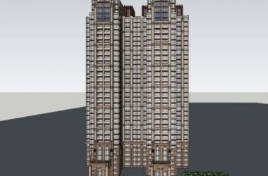 SketchUp Residential Models: High-Rise and Classic Style Buildings-BIM WORLD