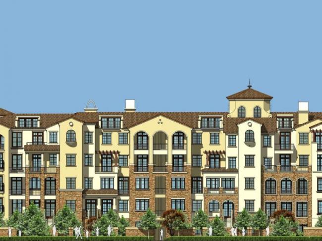 SketchUp Residential Model: Multi-Story Spanish and Classical Style Home