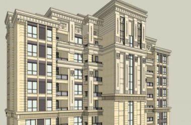 SketchUp Residential Models: High-Rise and Classical Style Buildings-BIM WORLD