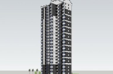 SketchUp Residential Models: Modern Chinese-Style High-Rise Buildings-BIM WORLD