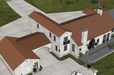 SketchUp Business Model: Modern Clubhouse Design on the First Floor-BIM WORLD