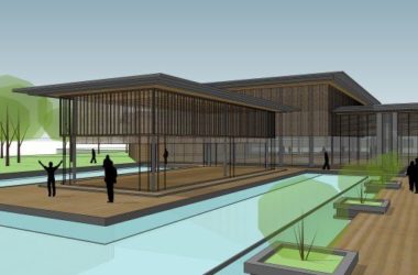 SketchUp Business Model: Clubhouse in a Modern Chinese Style-BIM WORLD