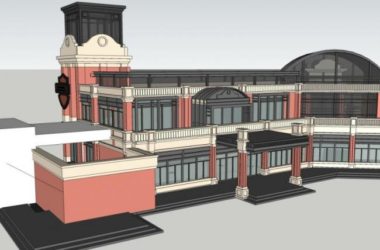 SketchUp Business Model: Modern Low-Level Clubhouse Design-BIM WORLD