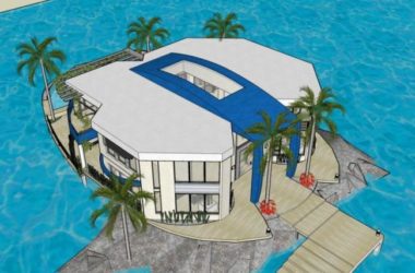 SketchUp Business Model: European-Style Seaside Clubhouse Design-BIM WORLD