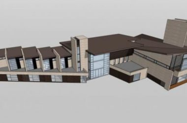 SketchUp Business Model: Multi-Story Modern Chinese Style Club Design-BIM WORLD