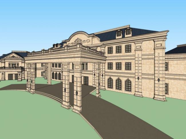 SketchUp Business Model: Designing a Multi-Story European-Style Club