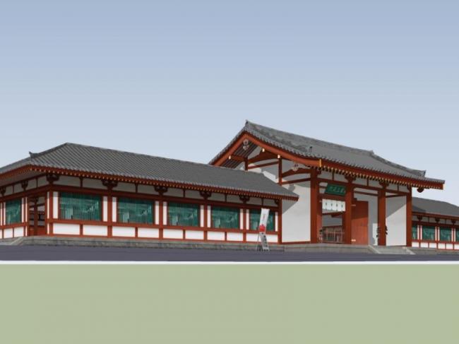 SketchUp Model of Multi-Story Ancient Chinese Architecture