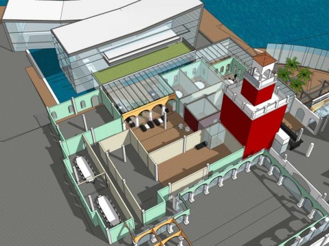 SketchUp Business Model: Designing a Modern Multi-Story Clubhouse