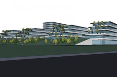 Modern Multi-Story Office Building Model in SketchUp-BIM WORLD