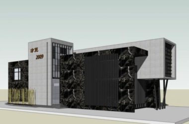 Modern Sales Office Design Using SketchUp Business Model-BIM WORLD