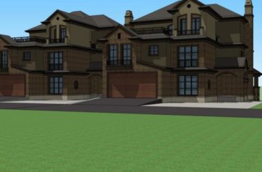 Classic Multi-Story Residential Architecture | Stacked Design in SketchUp Model-BIM WORLD