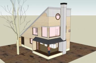Modern Low-Rise Residential Model in SketchUp-BIM WORLD
