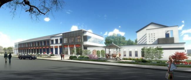 SketchUp Business Model: Commercial Street with a Chinese Flair