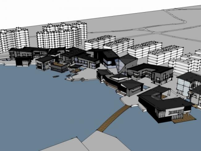 SketchUp Business Model: Designing a Modern Multi-Story Clubhouse