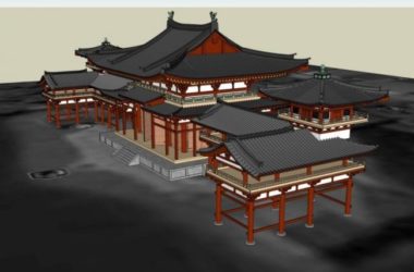 SketchUp Model of Multi-Story Ancient Chinese Architecture-BIM WORLD
