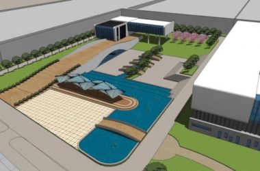 Modern Multi-Story Office Building Model in SketchUp-BIM WORLD