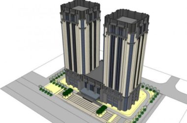 Classical High-Rise Hotel Model in SketchUp-BIM WORLD