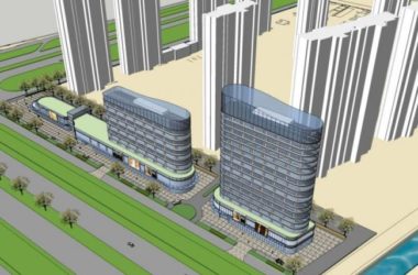 SketchUp Complex Model: Multi-Story Modern Commercial Building with Hotel and Office Spaces-BIM WORLD
