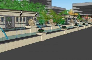SketchUp Landscape Model: Classical Residential Garden Design-BIM WORLD