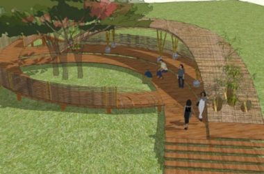 SketchUp Landscape Design: Chinese-Style Corridor Model-BIM WORLD