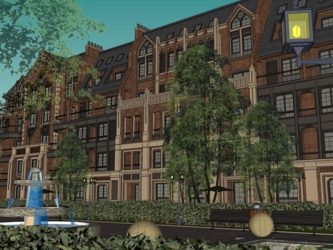 SketchUp Residential Models: Multi-Story Homes, Garden Houses, and Classical-Style Buildings