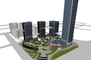 SketchUp Model of a Modern Super High-Rise Commercial, Office, and Residential Complex-BIM WORLD