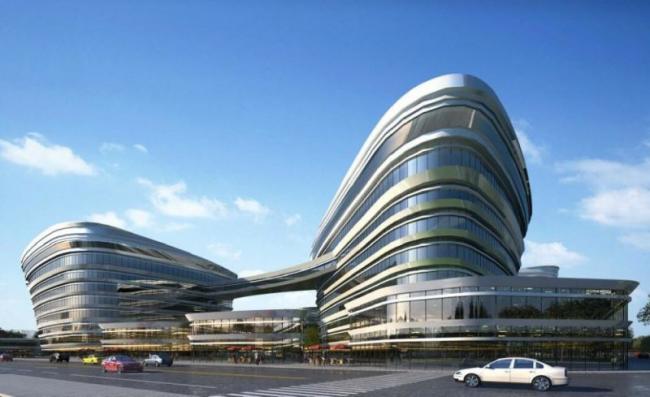 SketchUp Cultural Model: Modern Multi-Story Exhibition Center Architecture