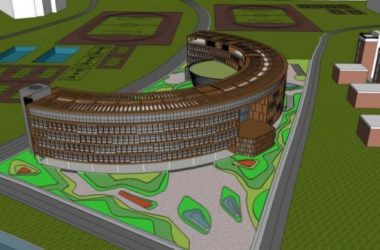Modern Multi-Story School Campus Design in SketchUp-BIM WORLD
