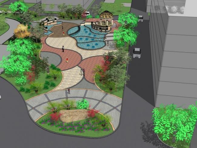 Classical Residential Landscape Design in SketchUp