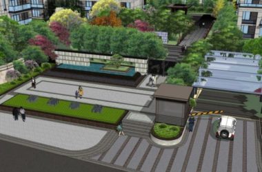 Modern Office Landscape Design in SketchUp-BIM WORLD