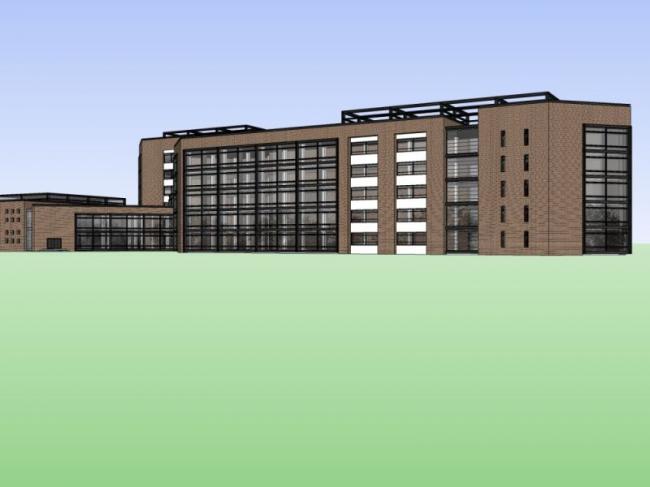Classic Multi-Story School Building Model | Educational Campus Architecture in SketchUp