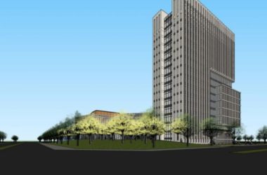 Modern High-Rise Office Building Model in SketchUp-BIM WORLD