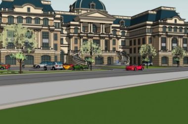 SketchUp Business Model: Designing a European-Style Multi-Story Club-BIM WORLD