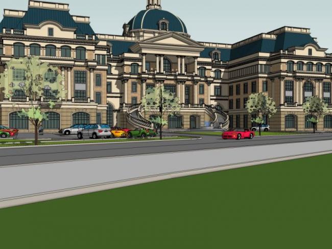SketchUp Business Model: Designing a European-Style Multi-Story Club