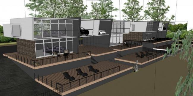 SketchUp Business Model: Designing Modern Low-Rise Commercial Buildings