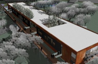SketchUp Cultural Model: Multi-Story Museum Featuring Modern Architectural Design-BIM WORLD