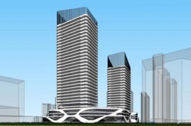 SketchUp Complex Model: Multi-Story Modern Commercial Office Building-BIM WORLD