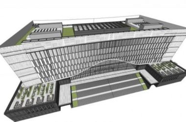 Modern Multi-Story Office Building Model in SketchUp-BIM WORLD
