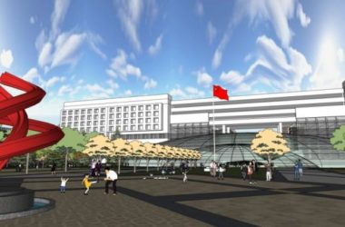Modern High-Rise Office Building Model in SketchUp-BIM WORLD