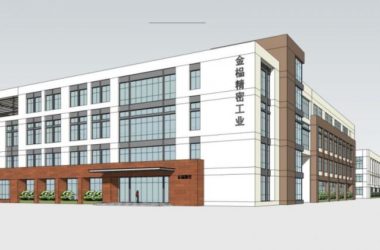 Modern Multi-Story Office Building Model in SketchUp-BIM WORLD