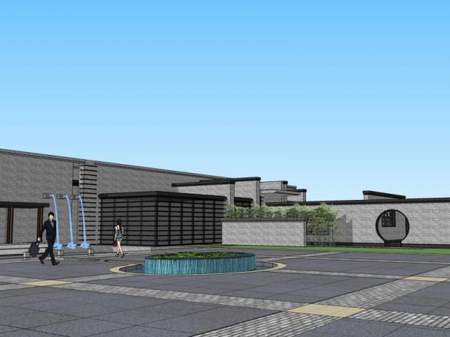 SketchUp Business Model: Designing a Multi-Story Chinese-Style Club