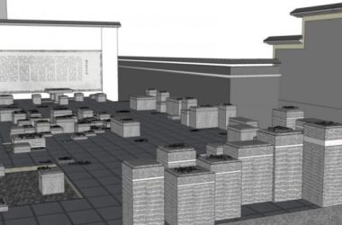 Chinese-Style Courtyard Landscape Model in SketchUp-BIM WORLD